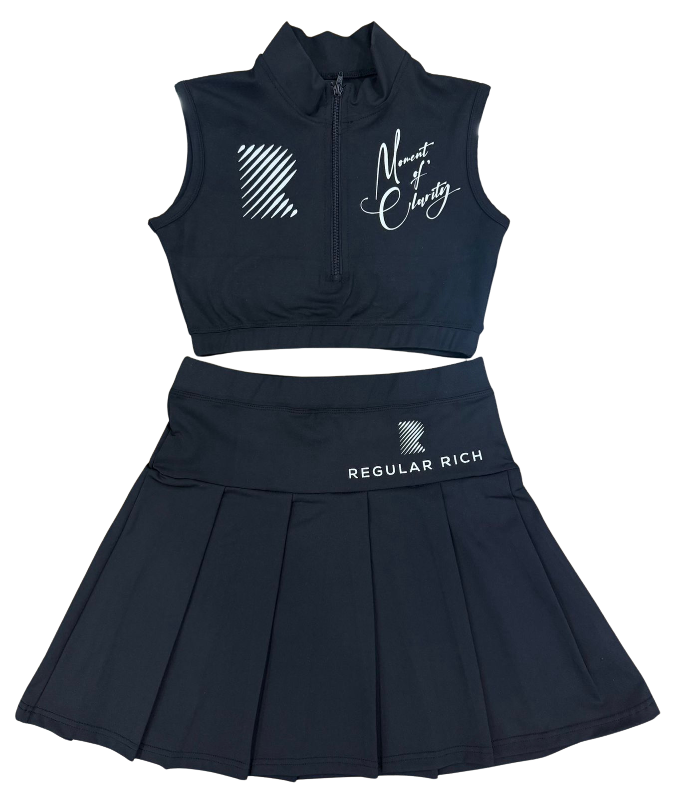 Regular Rich “Moment of Clarity” 2-Piece Sleeveless Tennis Skirt Set