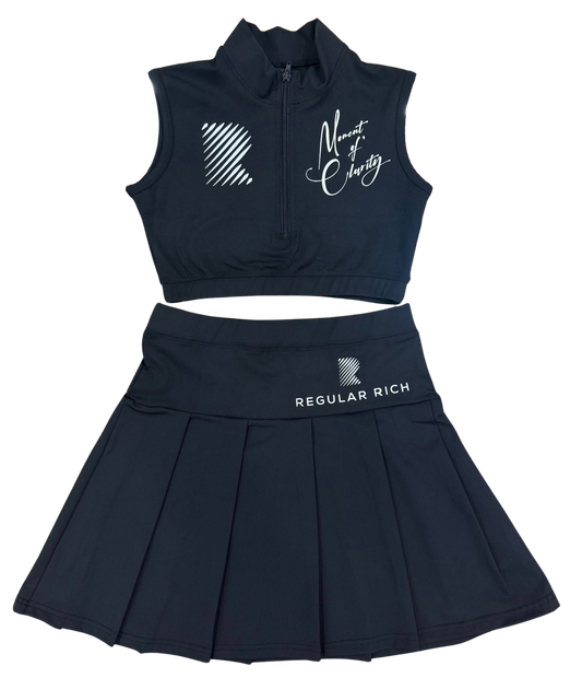 Regular Rich “Moment of Clarity” 2-Piece Sleeveless Tennis Skirt Set