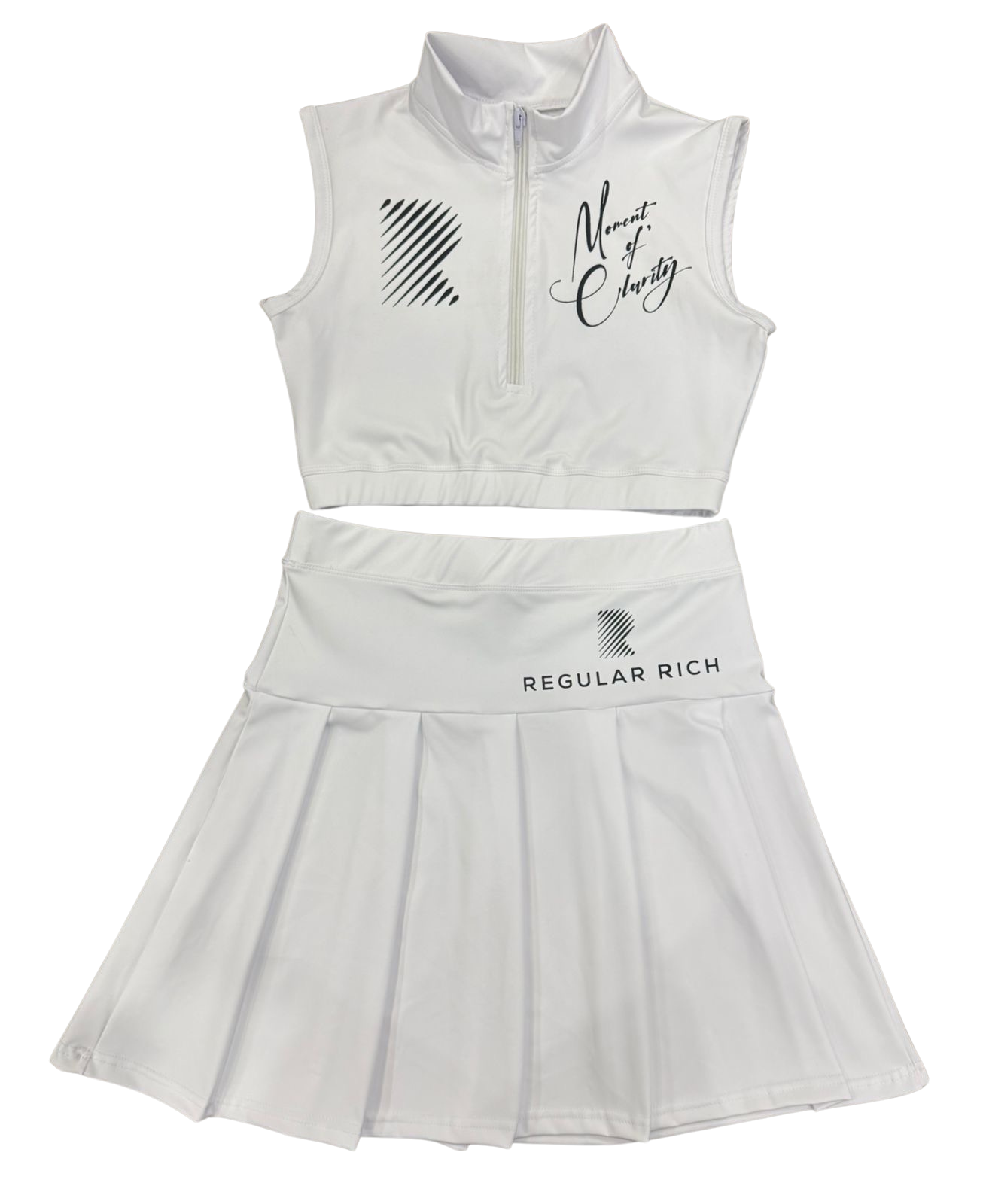 Regular Rich “Moment of Clarity” 2-Piece Sleeveless Tennis Skirt Set